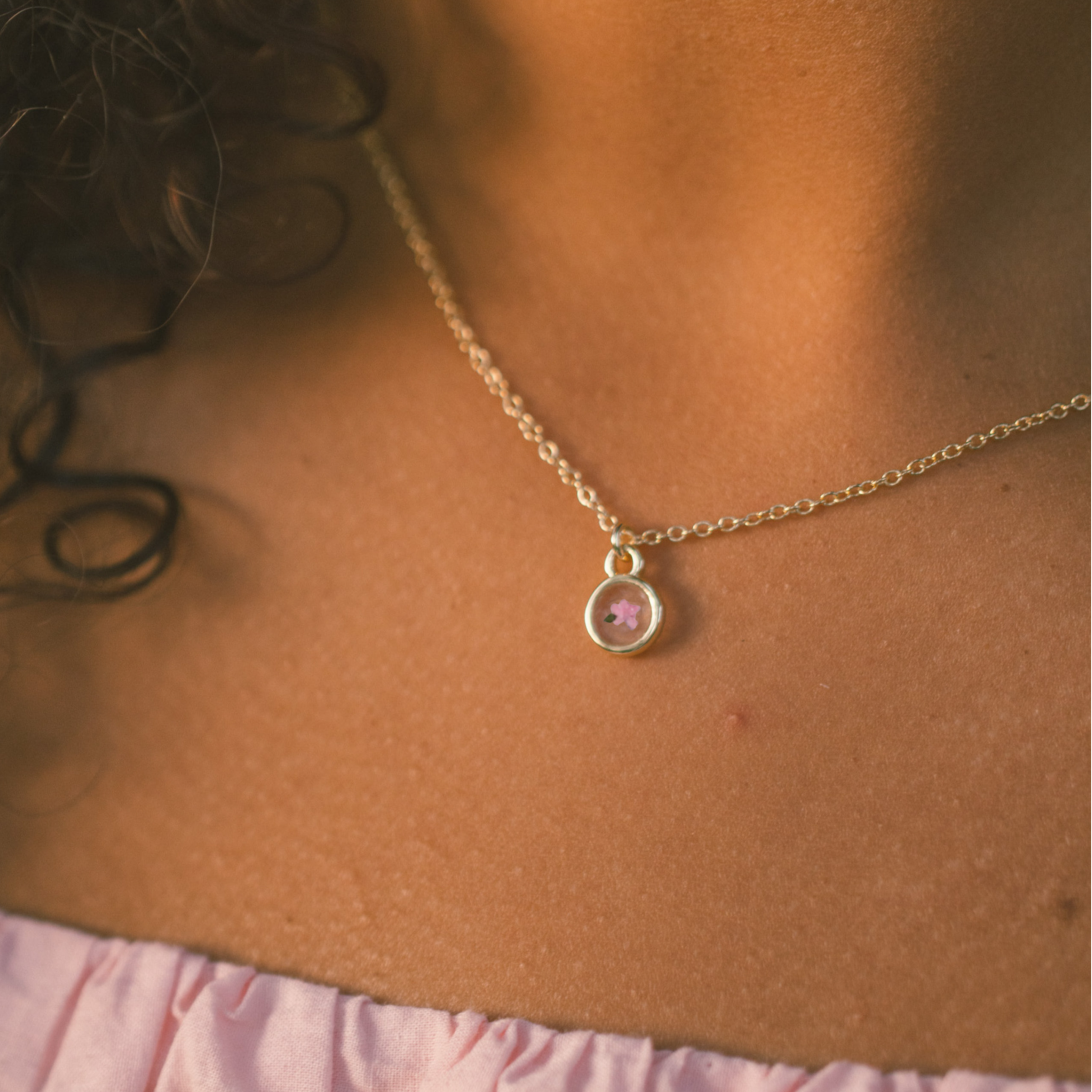 Birth Flower Necklace